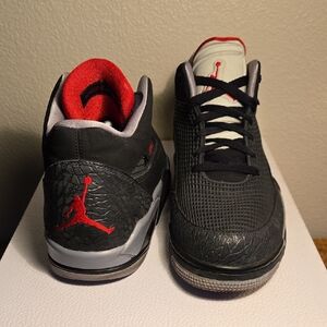 Air Jordan Flight Club 80's Black and Red Sneakers